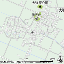 三重県三重郡菰野町大強原589周辺の地図