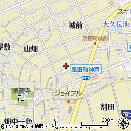 愛知県刈谷市泉田町城前149周辺の地図