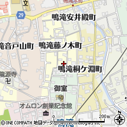 京都府京都市右京区鳴滝藤ノ木町4周辺の地図