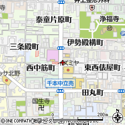 京都府京都市上京区東石橋町周辺の地図