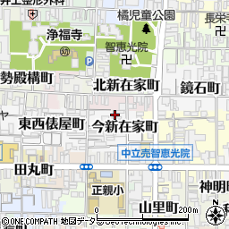 京都府京都市上京区今新在家町200周辺の地図