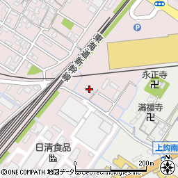 滋賀県栗東市下鈎102周辺の地図