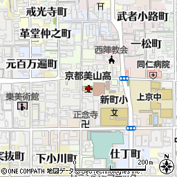 京都府京都市上京区元真如堂町358周辺の地図