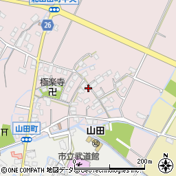 滋賀県草津市北山田町32周辺の地図