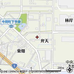 愛知県刈谷市今岡町弁天周辺の地図