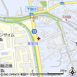 滋賀県湖南市下田10周辺の地図