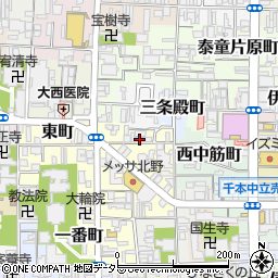 京都府京都市上京区三軒町59周辺の地図