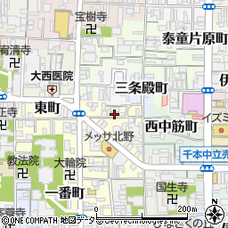 京都府京都市上京区三軒町59周辺の地図