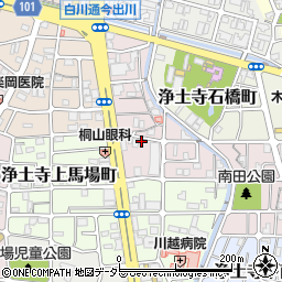 キョウテク浄土寺２パーキング周辺の地図