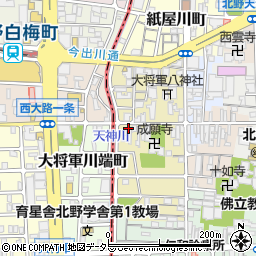 京都府京都市上京区西町86周辺の地図