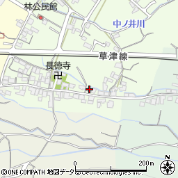 滋賀県栗東市林39周辺の地図