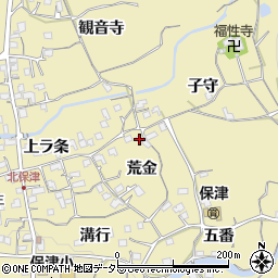 京都府亀岡市保津町荒金24周辺の地図