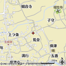京都府亀岡市保津町荒金23周辺の地図