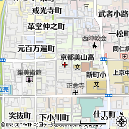 京都府京都市上京区西之口町227周辺の地図