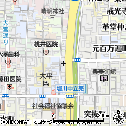 京都府京都市上京区福大明神町109周辺の地図