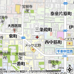 京都府京都市上京区三軒町60周辺の地図