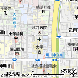 京都府京都市上京区如水町78-1周辺の地図
