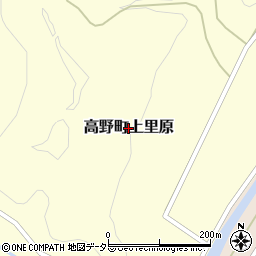 広島県庄原市高野町上里原周辺の地図