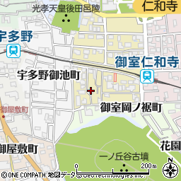 京都府京都市右京区宇多野柴橋町2周辺の地図