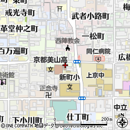 京都府京都市上京区元真如堂町358-3周辺の地図