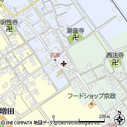 滋賀県蒲生郡日野町石原1226周辺の地図