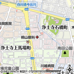 京都府京都市左京区浄土寺東田町12周辺の地図