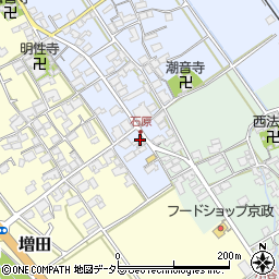 滋賀県蒲生郡日野町石原1218周辺の地図