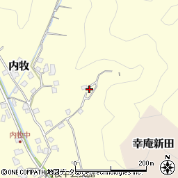 静岡県静岡市葵区内牧周辺の地図