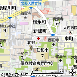 京都府京都市上京区西町14-5周辺の地図