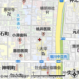 京都府京都市上京区如水町68周辺の地図