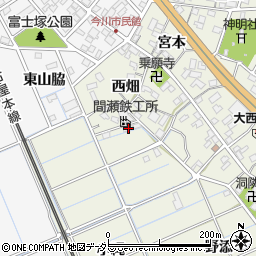 愛知県刈谷市今岡町西畑6周辺の地図