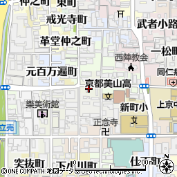 京都府京都市上京区西之口町225周辺の地図