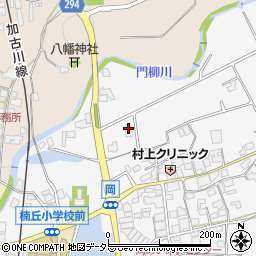 兵庫県西脇市黒田庄町岡319周辺の地図