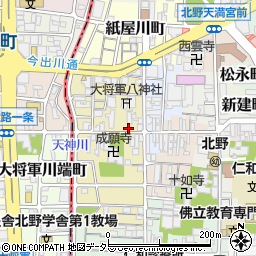 京都府京都市上京区西町56周辺の地図