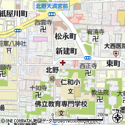 京都府京都市上京区西町14周辺の地図