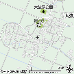 三重県三重郡菰野町大強原1228-2周辺の地図