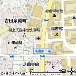 フランス総領事館（京都）周辺の地図