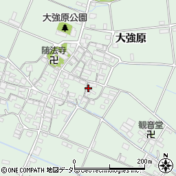 三重県三重郡菰野町大強原735周辺の地図