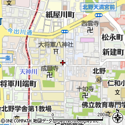 京都府京都市上京区西町54周辺の地図