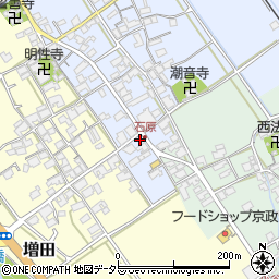 滋賀県蒲生郡日野町石原1219周辺の地図