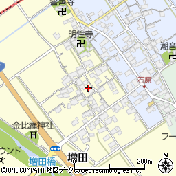 滋賀県蒲生郡日野町増田131周辺の地図