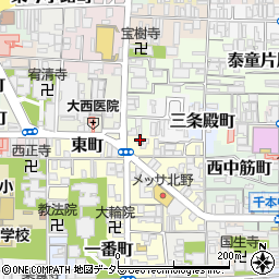 京都府京都市上京区三軒町48周辺の地図