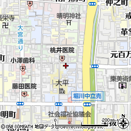 京都府京都市上京区如水町81周辺の地図