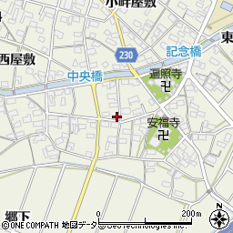 愛知県豊田市鴛鴨町中屋敷周辺の地図