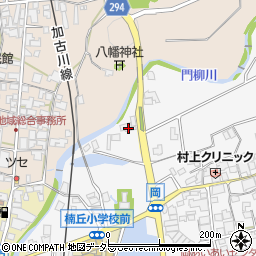兵庫県西脇市黒田庄町岡330周辺の地図