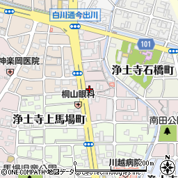 京都府京都市左京区浄土寺東田町16周辺の地図