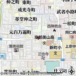 京都府京都市上京区西之口町周辺の地図