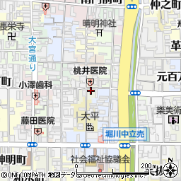 京都府京都市上京区如水町78周辺の地図