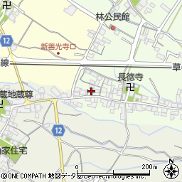 滋賀県栗東市林25周辺の地図