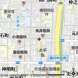 京都府京都市上京区如水町68-10周辺の地図